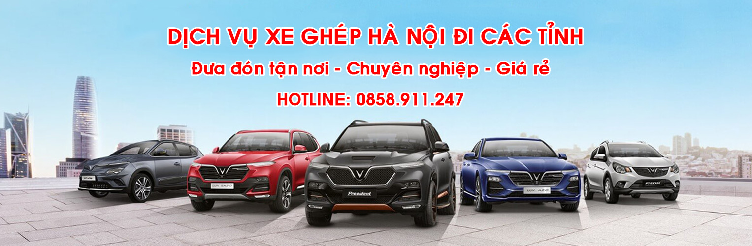 Dịch vụ xe ghép hà nội đi các tỉnh bằng xe điện vinfast